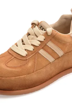 Pantofi sport GRYXX maro, 89106, din piele intoarsa imagine