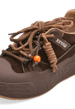 Pantofi sport GRYXX maro, 90525, din piele naturala imagine