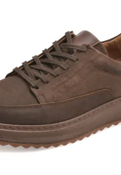 Pantofi sport GRYXX maro, BS41502, din nabuc imagine