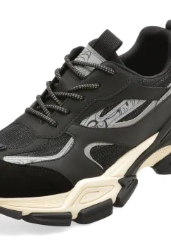 Pantofi sport GRYXX negri, 11003, din piele naturala imagine