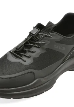 Pantofi sport GRYXX negri, 19081, din material textil imagine