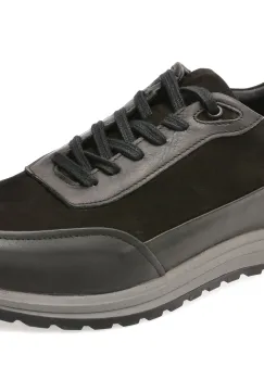 Pantofi sport GRYXX negri, 22202, din piele naturala imagine