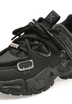 Pantofi sport GRYXX negri, 25050, din material textil imagine