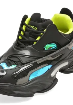 Pantofi sport GRYXX negri, 25080, din material textil imagine