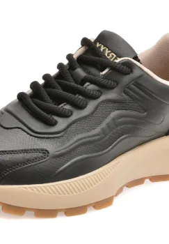Pantofi sport GRYXX negri, 251220, din piele ecologica imagine