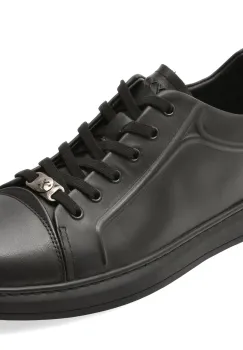 Pantofi sport GRYXX negri, 5623, din piele naturala imagine