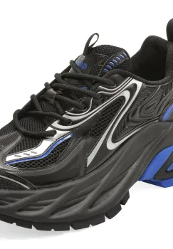 Pantofi sport GRYXX negri, 66622, din material textil imagine