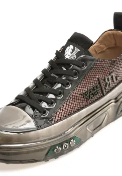 Pantofi sport GRYXX negri, 8005, din piele naturala imagine