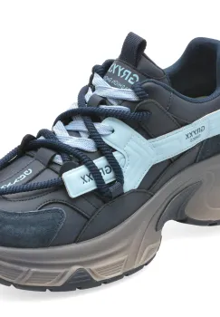 Pantofi sport GRYXX negri, 8908, din piele naturala imagine