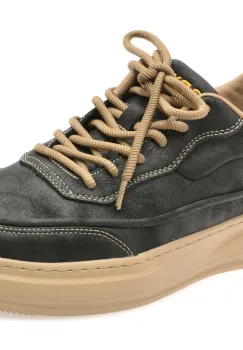 Pantofi sport GRYXX negri, 9268, din piele naturala imagine