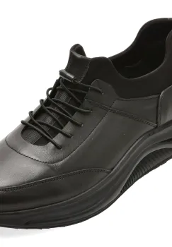 Pantofi sport GRYXX negri, ALM6500, din piele naturala imagine