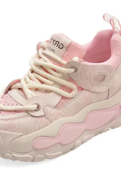 Pantofi sport GRYXX roz, 5373, din material textil si piele naturala imagine