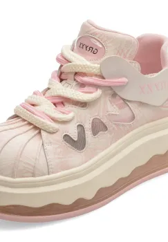 Pantofi sport GRYXX roz, 55177, din piele naturala imagine