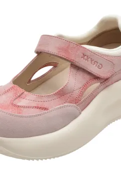 Pantofi sport GRYXX roz, 5L108, din piele naturala imagine