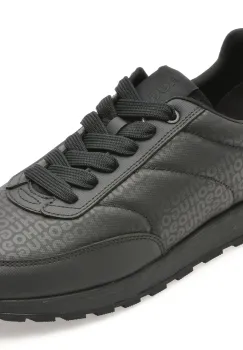 Pantofi sport HUGO negri, 7854, din material textil imagine