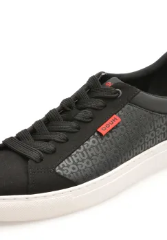 Pantofi sport HUGO negri, 8516, din material textil imagine