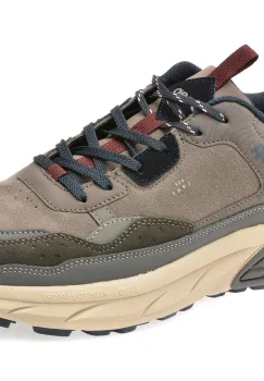 Pantofi sport JEEP gri, M52070A, din piele naturala imagine