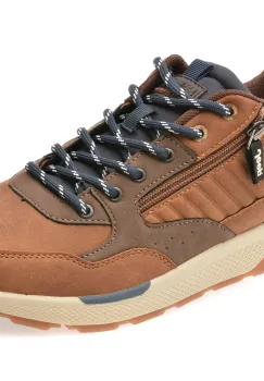 Pantofi sport JEEP maro, M52140A, din piele ecologica imagine