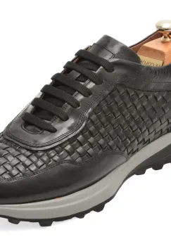 Pantofi sport LE COLONEL negri, 66748, din piele naturala imagine