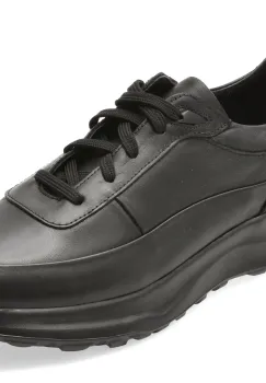 Pantofi sport MARCO BUFFON negri, BFF90, din piele naturala imagine