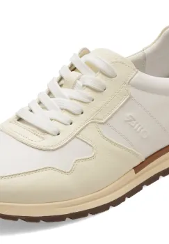 Pantofi sport OTTER albi, 63512, din piele naturala imagine