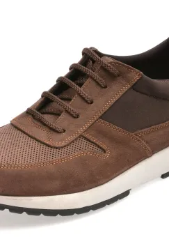 Pantofi sport OTTER maro, 1094, din nabuc imagine