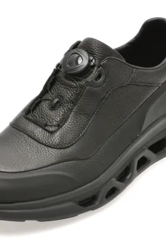 Pantofi sport OTTER negri, 821602, din piele naturala imagine