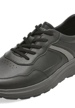 Pantofi sport OTTER negri, V260001, din piele naturala imagine