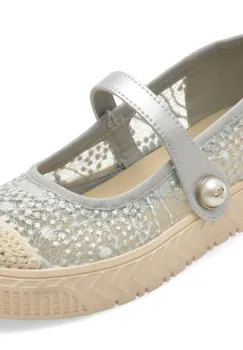 Pantofi sport PASS COLLECTION gri, HT60006, din material textil imagine