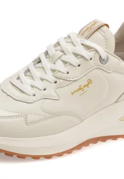 Pantofi sport PEPE JEANS albi, LS60014, din piele naturala imagine