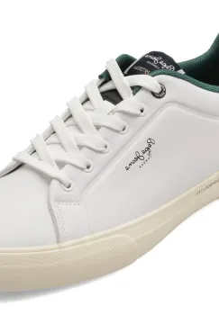 Pantofi sport PEPE JEANS albi, MS30011, din piele ecologica imagine