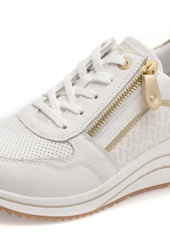 Pantofi sport REMONTE albi, D0T10, din piele naturala imagine