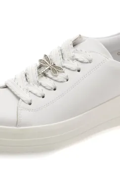 Pantofi sport REMONTE albi, D1C03, din piele naturala imagine