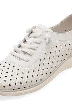 Pantofi sport REMONTE albi, D3G03, din piele naturala imagine