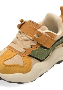 Pantofi sport SELECTION KIDS galbeni, W325, din material textil imagine