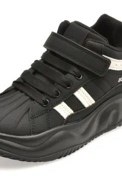 Pantofi sport SELECTION KIDS negri, 23178M, din piele ecologica imagine