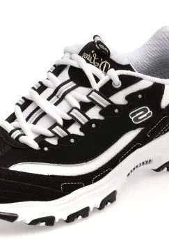 Pantofi sport SKECHERS alb-negru, D LITES , din material textil imagine