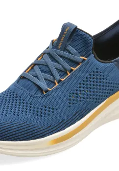 Pantofi sport SKECHERS albastri, 210810, din material textil imagine