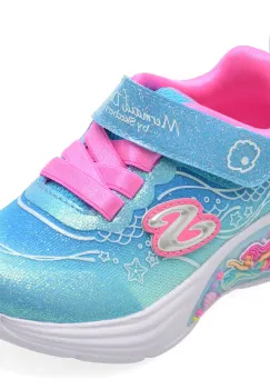 Pantofi sport SKECHERS albastri, 303061N, din material textil imagine