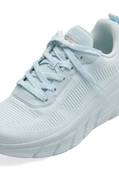Pantofi sport SKECHERS albastri, BOBS B FLEX HI, din material textil imagine