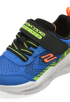 Pantofi sport SKECHERS albastri, METEOR-LIGHTS 2.0, din material textil imagine