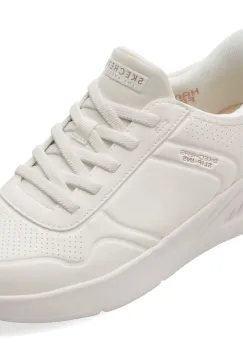 Pantofi sport SKECHERS albi, 177394, din piele ecologica imagine