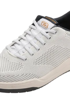 Pantofi sport SKECHERS albi, 210793, din material textil imagine