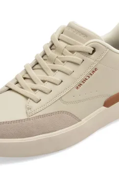 Pantofi sport SKECHERS albi, 211370, din piele naturala imagine