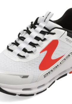 Pantofi sport SKECHERS albi, GLIDE-STEP PLUS, din material textil imagine