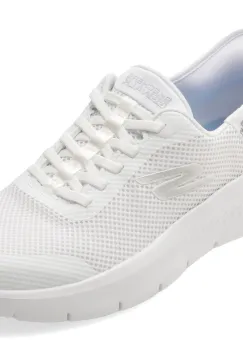 Pantofi sport SKECHERS albi, GO WALK FLEX, din material textil imagine