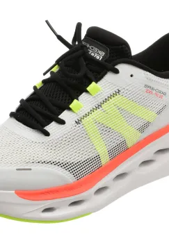 Pantofi sport SKECHERS albi, MAX CUSHIONING GLIDE-STEP, din material textil imagine