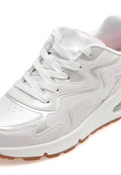 Pantofi sport SKECHERS albi, UNO GEN1, din piele ecologica imagine