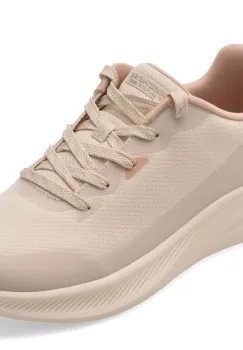 Pantofi sport SKECHERS bej, BOBS MODA FLEX, din material textil imagine