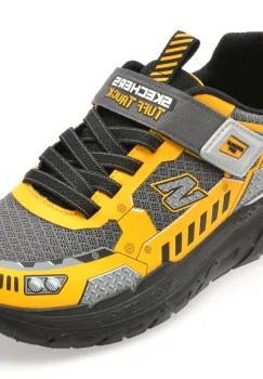 Pantofi sport SKECHERS galbeni, SKECH TRACKS, din material textil imagine